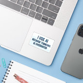 Sticker Texte IA (Ordinateur portable avec iPhone)