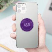 Sticker Texte personnalisé élégant (Téléphone)