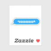 Sticker Texte personnalisé Haha Funny Texte arabe bulle (Feuille)