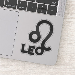 Sticker Texte personnalisé pour le signe du zodiaque Leo B