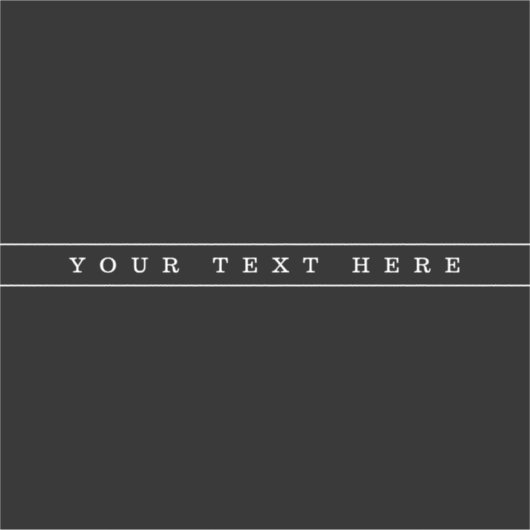 Sticker Texte Simple Et Bandes Minces (Devant)