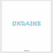 Sticker Texte ukrainien (Feuille)