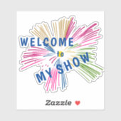 Sticker Texts on Fireworks (Feuille)