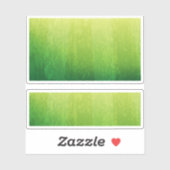 Sticker Texture de peinture aquarelle verte de pastèque (Feuille)