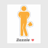 Sticker THAÏE NOURRITURE PEUT ÊTRE ÉPICÉE ⚠ Drôle Signe : (Feuille)