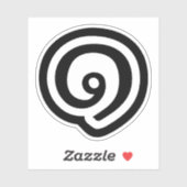 Sticker Thailande Numéro 1 / Un / ๑ (Nueng) Langue thaïe (Feuille)