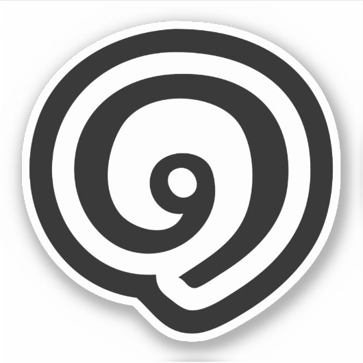 Sticker Thailande Numéro 1 / Un / ๑ (Nueng) Langue thaïe (Devant)