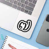 Sticker Thaïlande Numéro 7 / Sept / ๗ (Jed/Chet) Thai (Ordinateur portable avec iPhone)