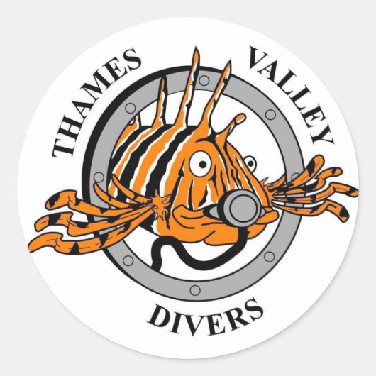 sticker Thames Valley Divers (Devant)