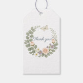 Sticker thank you bloem </s> cadeaulabel (Voorkant)