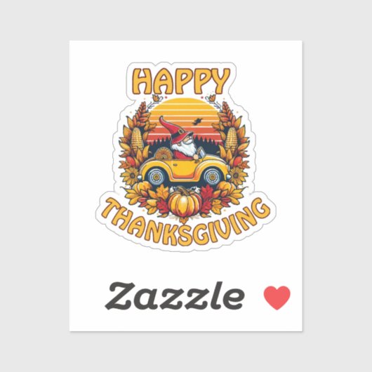 Sticker Thanksgiving 2023 (Feuille)