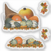 Sticker Thanksgiving Cornucopia (Devant)