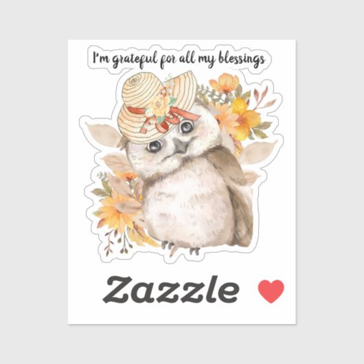 Sticker Thanksgiving Decor Fall Farmhouse (Feuille)