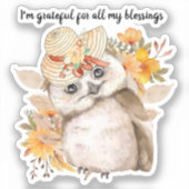 Sticker Thanksgiving Decor Fall Farmhouse (Recto)