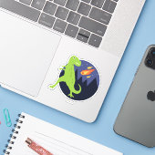 Sticker That Stuck (Ordinateur portable avec iPhone)