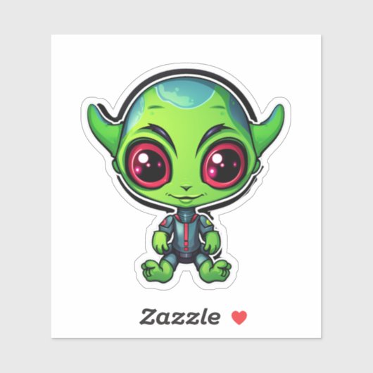 Sticker The Adventures of Little Aliens (Feuille)