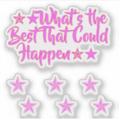 Sticker The Best That Could Happen | Positive Meme Girl (Devant)