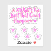 Sticker The Best That Could Happen | Positive Meme Girl (Feuille)