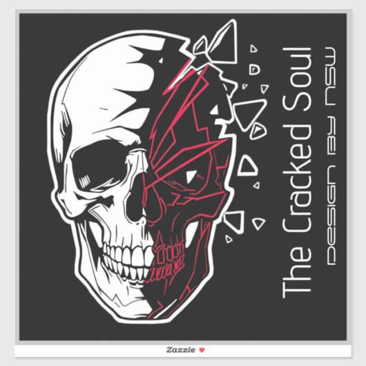 Sticker The Cracked Soul (Feuille)