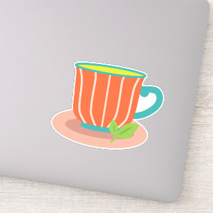 Sticker Thé de menthe poivrée pour les amateurs de thé