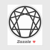 Sticker The Enneagram (black) (Feuille)