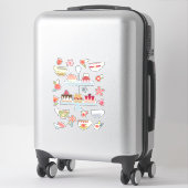 Sticker Thé et gâteaux de l'après-midi (Sur valise)
