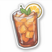 Sticker thé glacé (Devant)