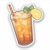 Sticker thé glacé (Devant)