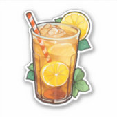 Sticker thé glacé (Devant)