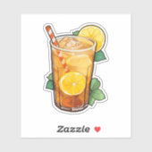 Sticker thé glacé (Feuille)