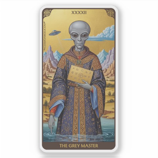 Sticker The Grey Master - (Devant)