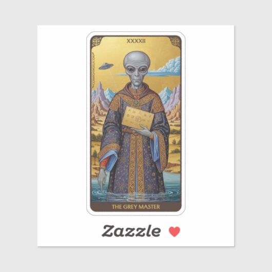 Sticker The Grey Master - (Feuille)