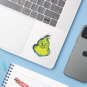 Sticker The Grinch | Vraiment ? Une tranche de plus de Pav (Ordinateur portable avec iPhone)