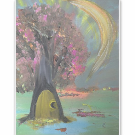 Sticker The guardian of silent secrets (Devant)