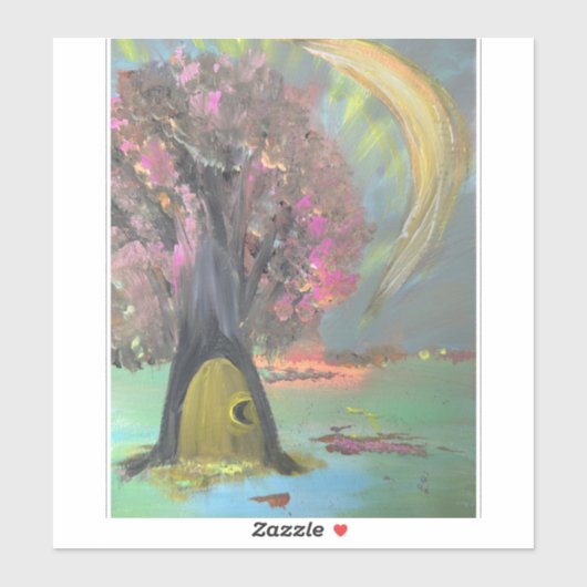 Sticker The guardian of silent secrets (Feuille)