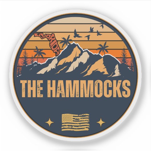 Sticker The Hammocks, Floride (Devant)