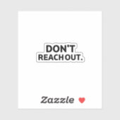 Sticker The Interface Shield | Ne touchez pas Technique  (Feuille)