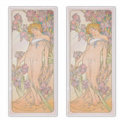 Sticker The Iris (1897) par Alphonse Mucha (Devant)