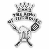 Sticker The King of the House (Devant)