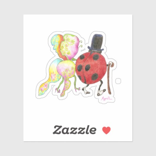 sticker "The Lady's Bug" (Vel)