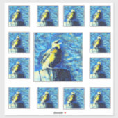 Sticker The Lonely Bird VanGogh Style (Feuille)