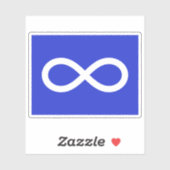 Sticker The Métis (Michif) Nation flag, Indians of Canada (Feuille)