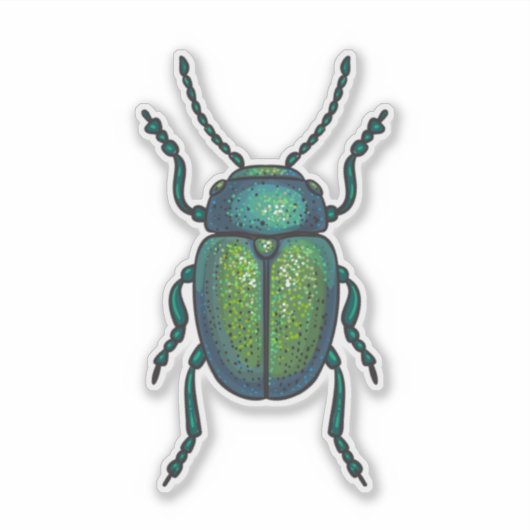 Sticker The tansy beetle (Devant)