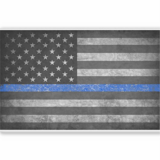 Sticker The Thin Blue Line  (Devant)