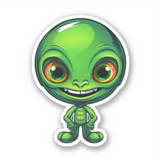 Sticker The Tiny Extraterrestrials (Devant)