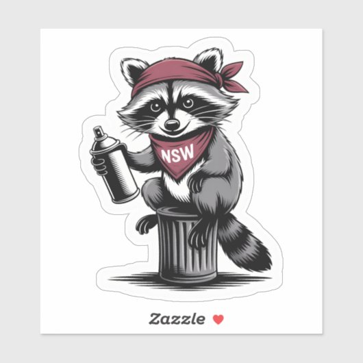 Sticker The Trash King (Feuille)