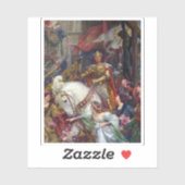 Sticker The Two Crowns c. 1900 par Sir Frank Dicksee (Feuille)