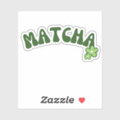 Sticker Thé vert de Matcha boba (Feuille)