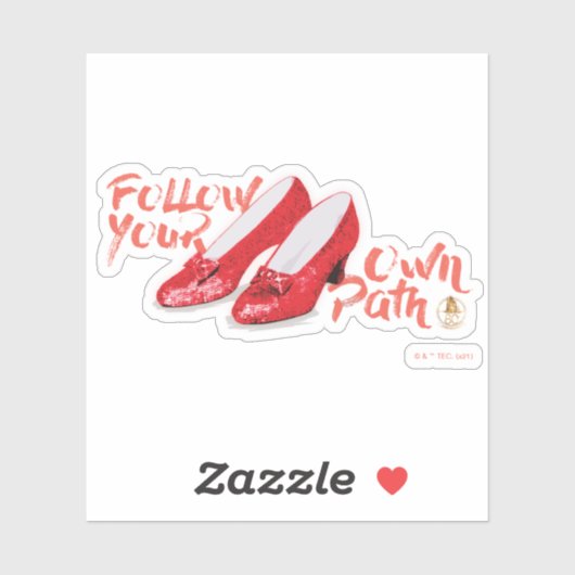Sticker The Wizard Of Oz™ | Follow Your Own Path (Feuille)