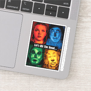 Sticker The Wizard of Oz™   Let's Hit the Road